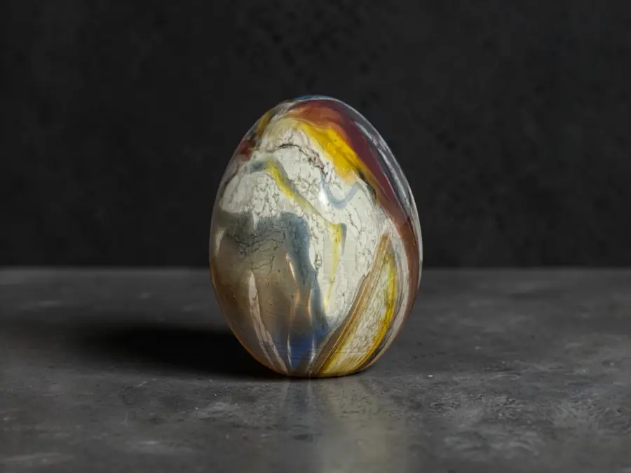 Aurora Flame glass egg